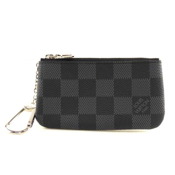 79544 1 Louis Vuitton Clé Pochette Damier Graphite Gray