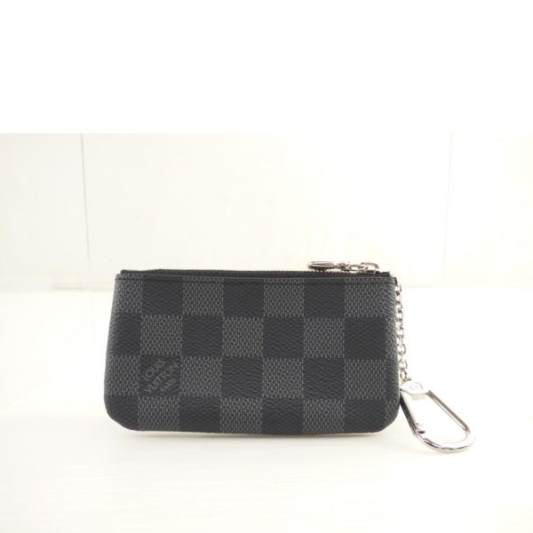 79544 2 Louis Vuitton Clé Pochette Damier Graphite Gray