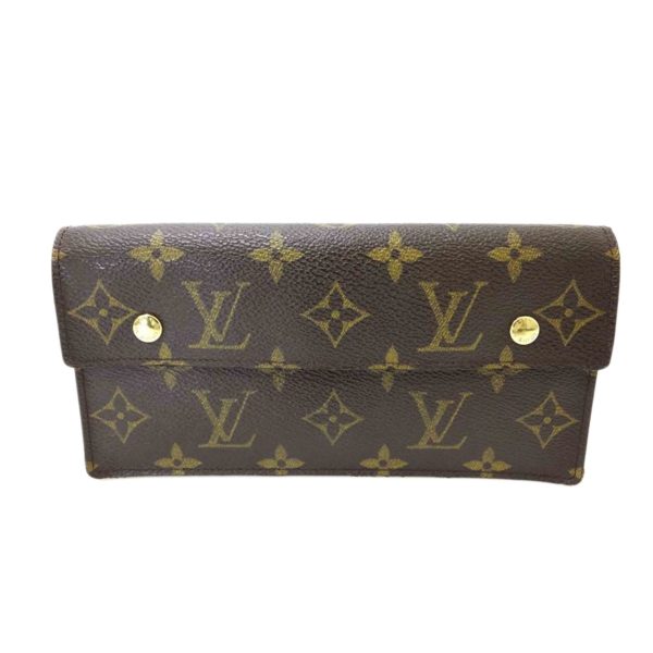 79569 1 Louis Vuitton Portefeuille Accordion Monogram Wallet Brown