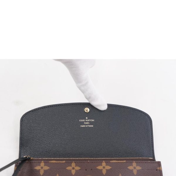 79652 6 Louis Vuitton Portefeuille Emily Monogram Reverse Wallet Brown