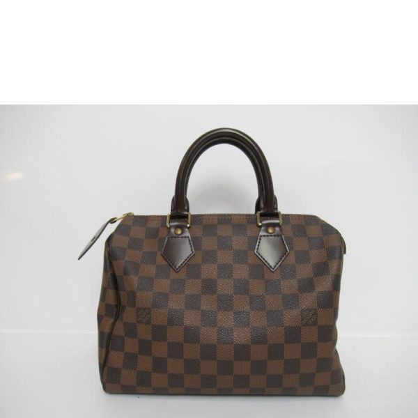 79693 1 Louis Vuitton Speedy 25 Damier Ebene Bag Brown