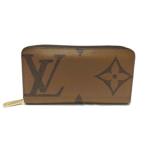 79703 1 Louis Vuitton Zippy Wallet Monogram Giant Reverse Brown