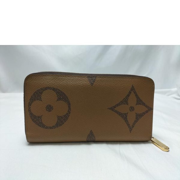 79703 2 Louis Vuitton Zippy Wallet Monogram Giant Reverse Brown