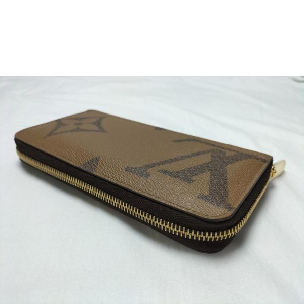 79703 3 Louis Vuitton Zippy Wallet Monogram Giant Reverse Brown