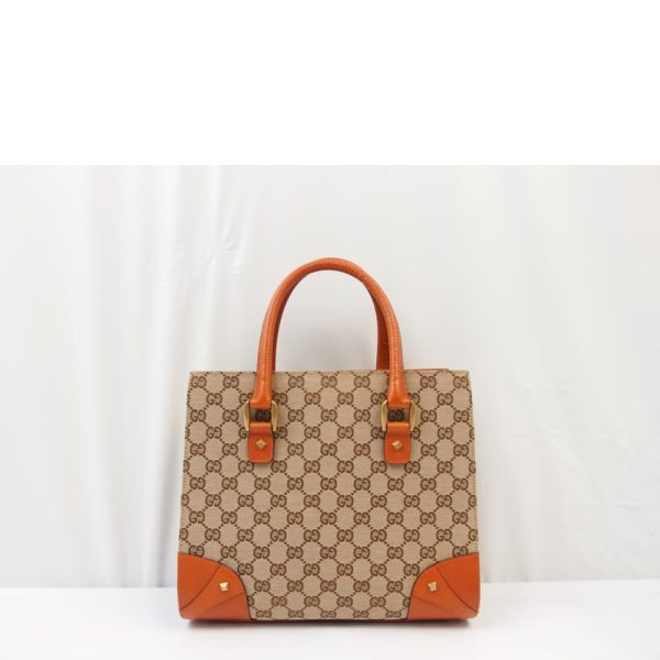 79719 2 Gucci GG Canvas Handbag Black