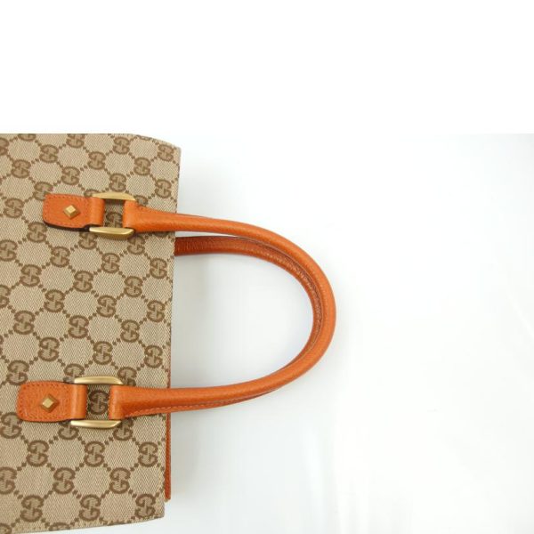 79719 4 Gucci GG Canvas Handbag Biege