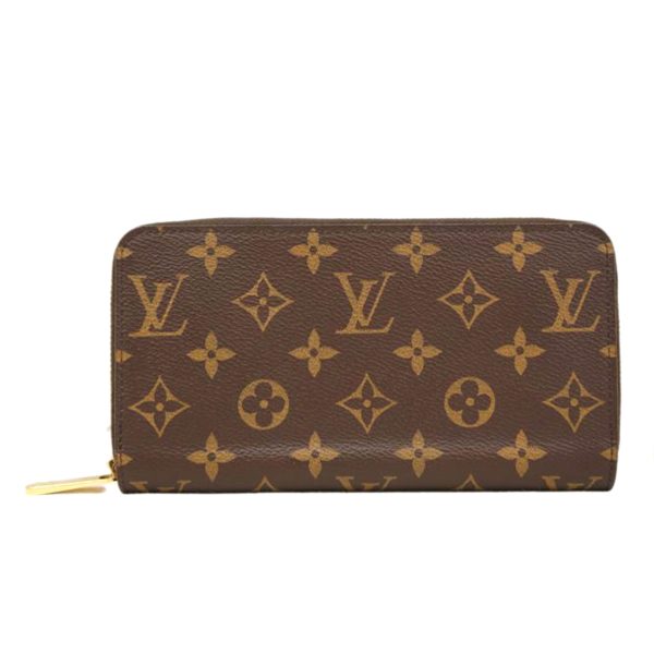 79799 1 Louis Vuitton Zippy Monogram Wallet Brown