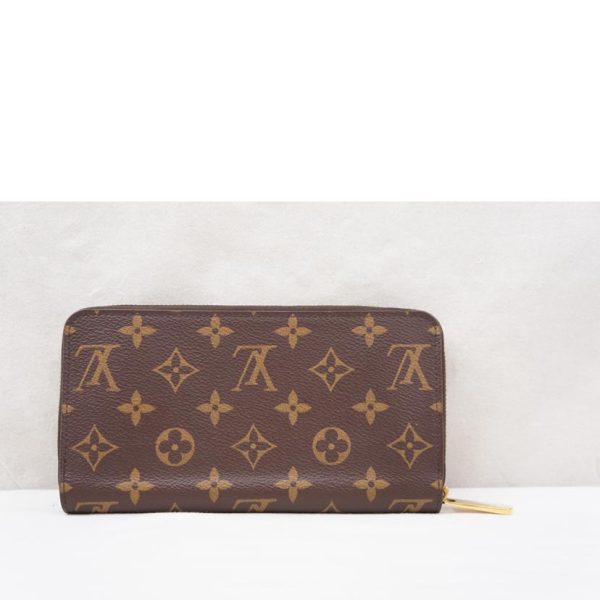 79799 2 Louis Vuitton Zippy Monogram Wallet Brown