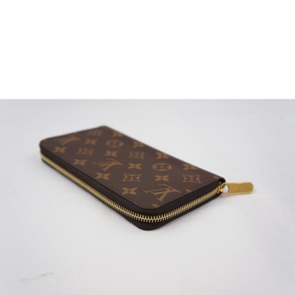 79799 3 Louis Vuitton Zippy Monogram Wallet Brown