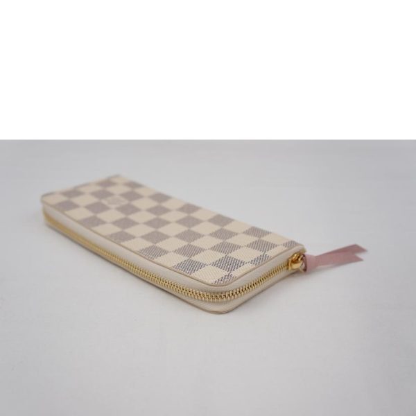 79829 3 Louis Vuitton Portefeuille Clemence Azur Wallet Rose Ballerine Pink