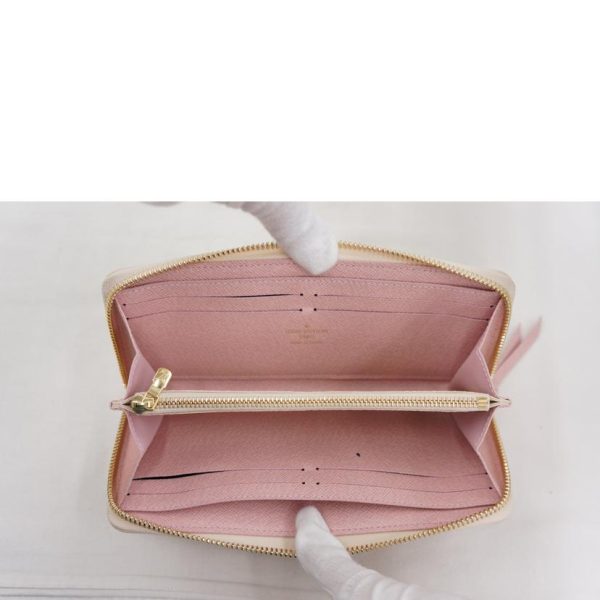 79829 4 Louis Vuitton Portefeuille Clemence Azur Wallet Rose Ballerine Pink