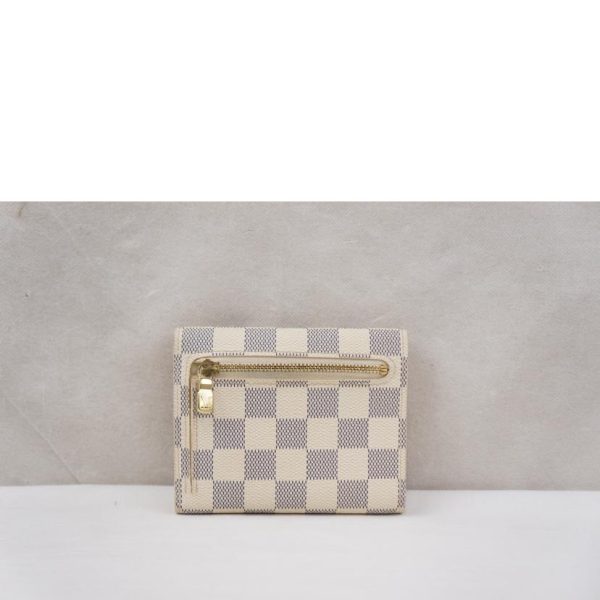 79850 2 Louis Vuitton Portefeuille Koala Damier Azur Wallet Bag White