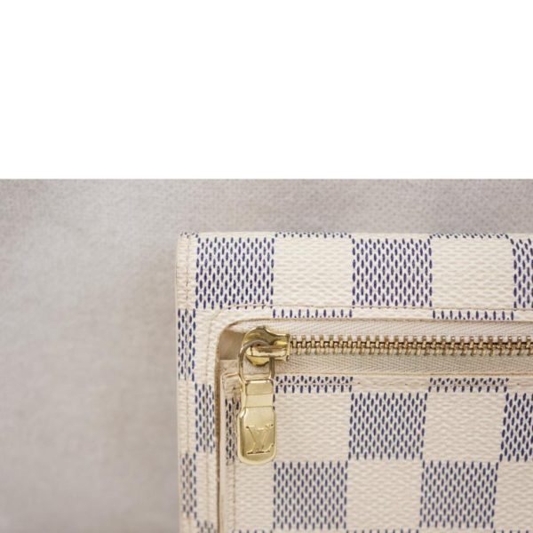 79850 9 Louis Vuitton Portefeuille Koala Damier Azur Wallet Bag White