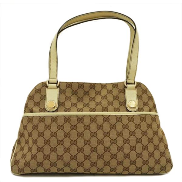 79886 1 Gucci GG Canvas Tote Bag Brown