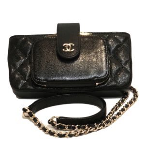 79886 1 Chanel Matelasse Mini Handbag Caviar Skin Black