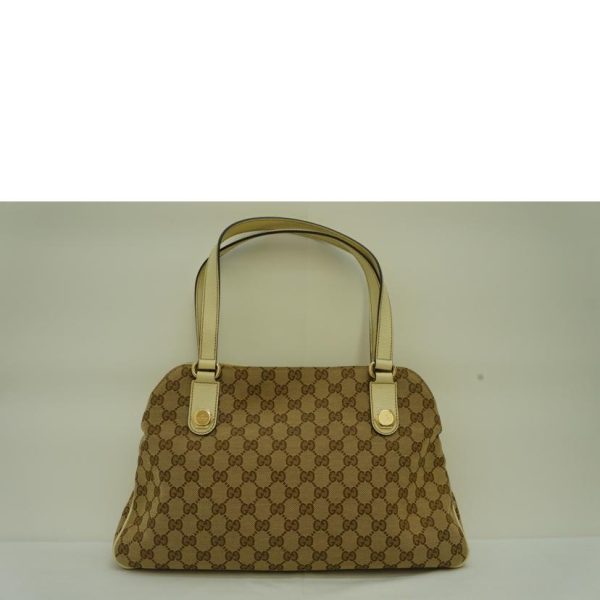 79886 2 Gucci GG Canvas Tote Bag Brown