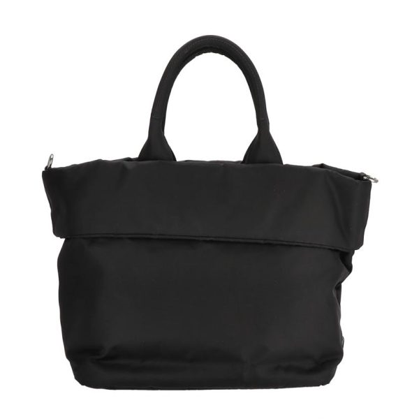 79976 2 Prada Tessuto Nylon Tote Black