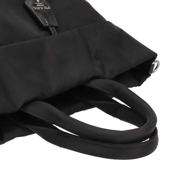 79976 4 Prada Tessuto Nylon Tote Black