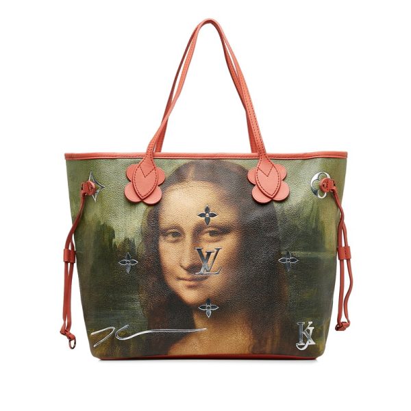 7ncy3ssc9rwsee3g 3 Louis Vuitton Da Vinci Neverfull MM Tote Poppy Pink Multicolor