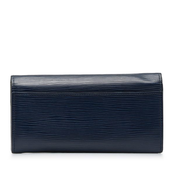 7zomttcfohaov4hx 3 Louis Vuitton Epi Portefeuille Sara Wallet M60585 Andigo Blue