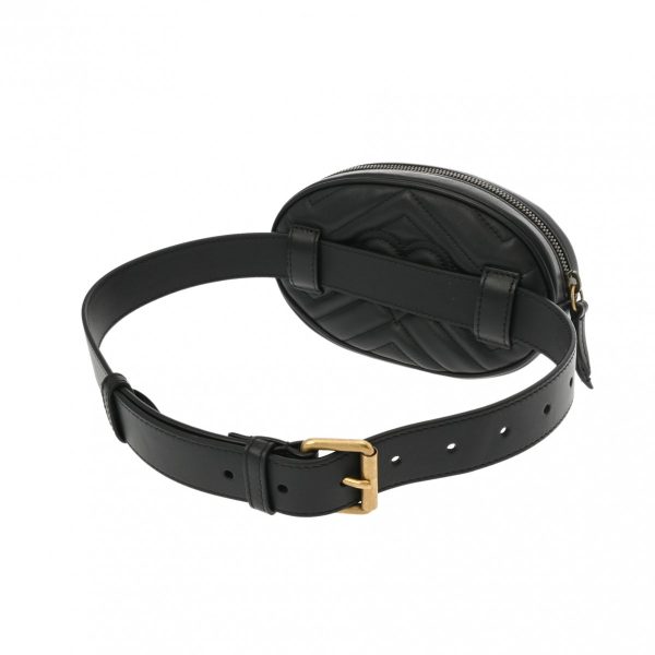 800000124197000 3 Gucci GG Marmont Belt Bag Black