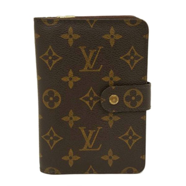 80005 1 Louis Vuitton Porte Papier Zip Wallet Monogram