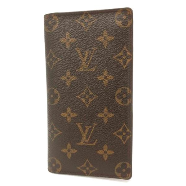 80045 1 Louis Vuitton Porte Valeur Cult Credit Monogram Wallet Brown