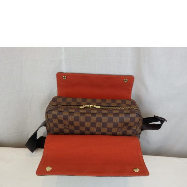 80155 5 Louis Vuitton Naviglio Damier Bag Brown