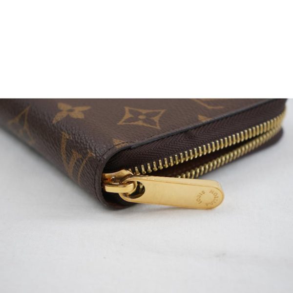 80170 7 Louis Vuitton Zippy Wallet Monogram Brown