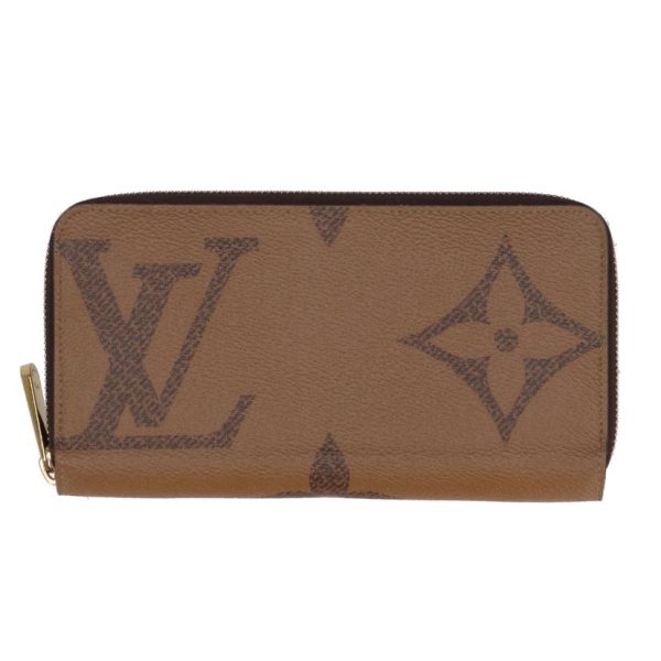 80191 1 Louis Vuitton Zippy Wallet Monogram Giant Reverse Brown