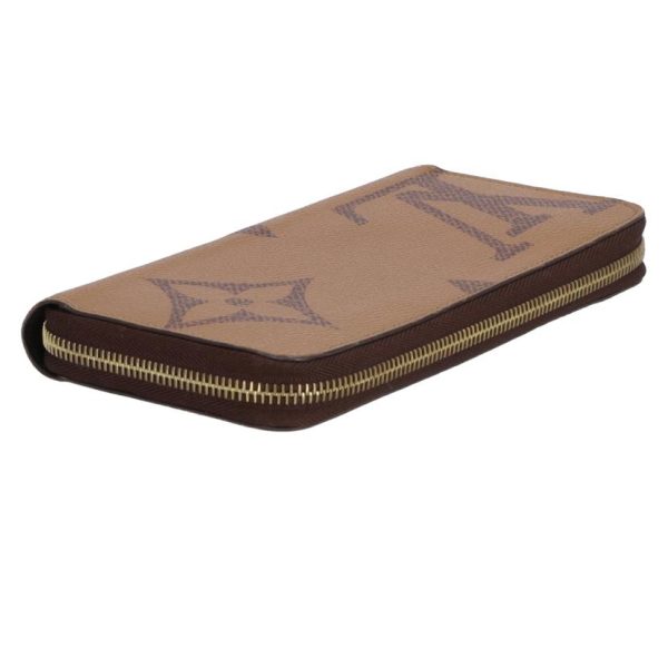 80191 4 Louis Vuitton Zippy Wallet Monogram Giant Reverse Brown