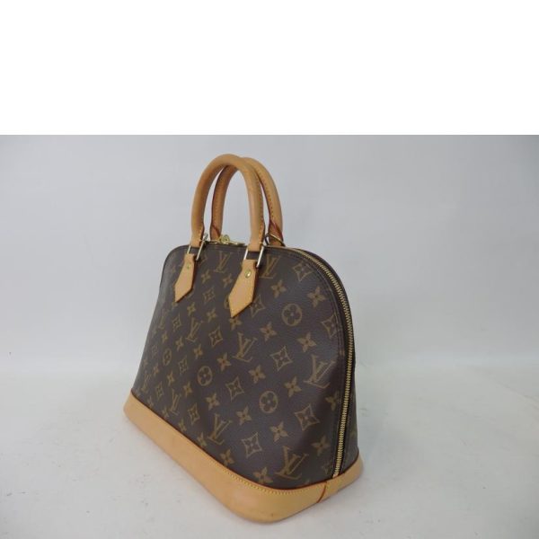 80224 3 Louis Vuitton Alma Monogram Handbag Brown