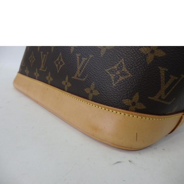 80224 7 Louis Vuitton Alma Monogram Handbag Brown