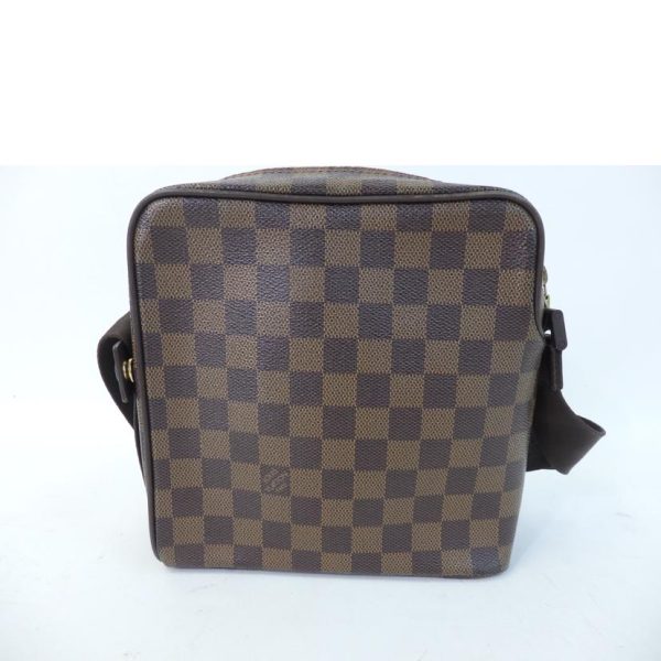 80255 2 Louis Vuitton Olaf PM Damier Shoulder Bag Brown