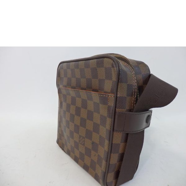 80255 3 Louis Vuitton Olaf PM Damier Shoulder Bag Brown