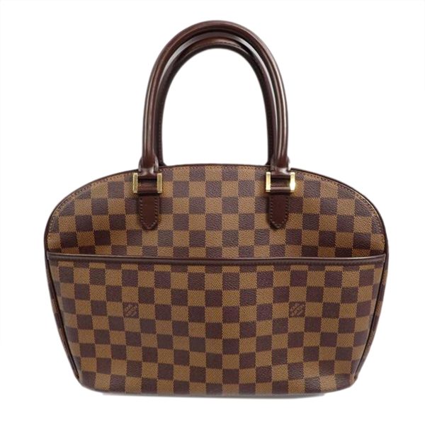 80265 1 Louis Vuitton Saria Damier Tote Bag Brown