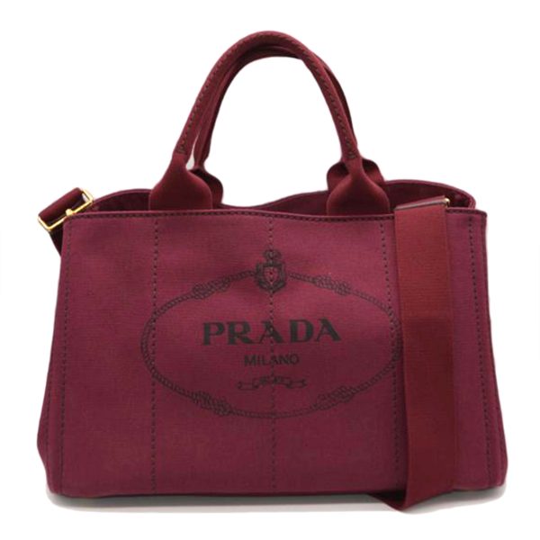 80363 1 Prada Kanapa MM Tote Amarant