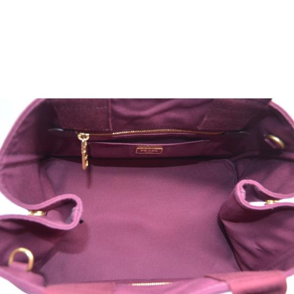 80363 5 Prada Kanapa MM Tote Amarant