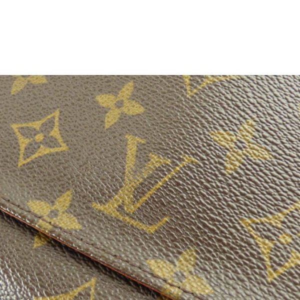 80369 7 Louis Vuitton Musette Tango Monogram Handbag Brown