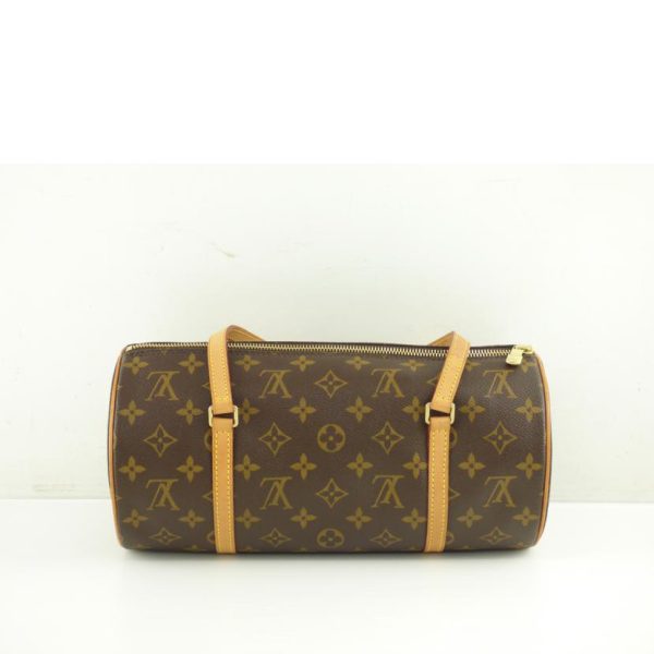 80376 2 Louis Vuitton Papillon 30 Monogram Handbag Brown