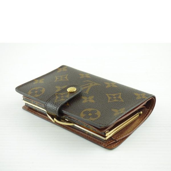 80383 3 Louis Vuitton Porte Monet Viet Viennois Monogram Wallet Brown