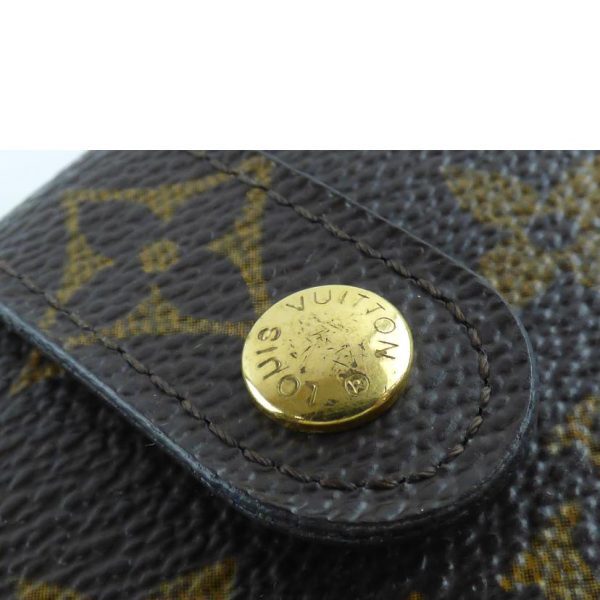 80383 6 Louis Vuitton Porte Monet Viet Viennois Monogram Wallet Brown