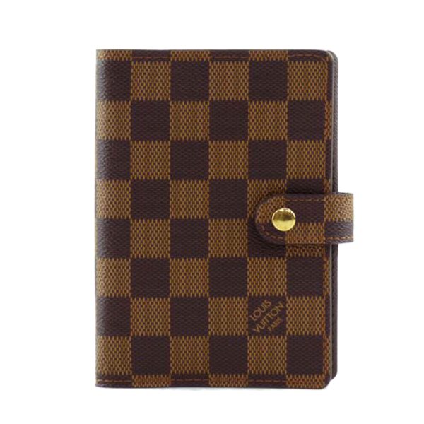 80390 1 Louis Vuitton Agenda PM Damier Ebene Planner Brown