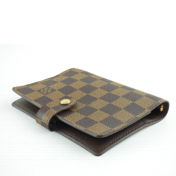 80390 3 Louis Vuitton Agenda PM Damier Ebene Planner Brown