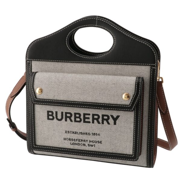 8039363 1 BURBERRY Pocket Bag Mini Black