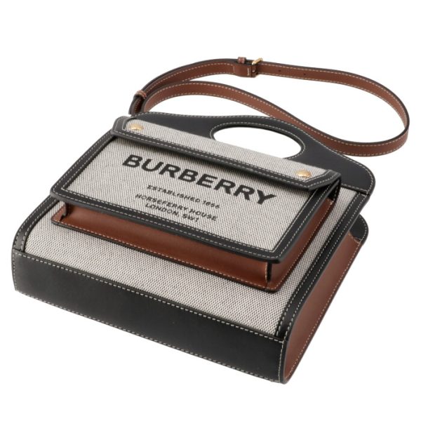 8039363 3 BURBERRY Pocket Bag Mini Black