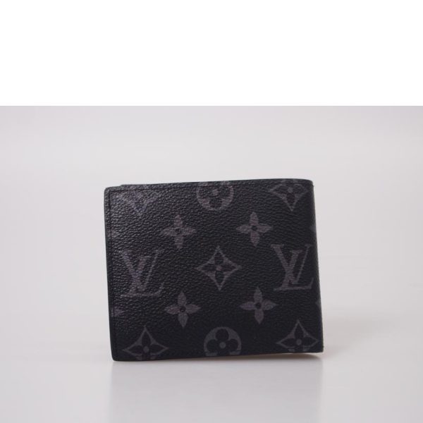 80427 2 Louis Vuitton Marco Wallet Monogram Eclipse Black