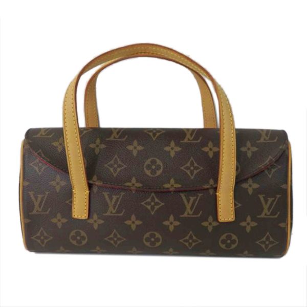 80460 1 Louis Vuitton Sonatine Monogram Clutch Bag Brown