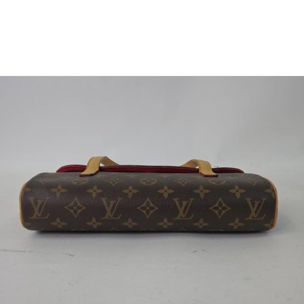 80460 4 Louis Vuitton Sonatine Monogram Clutch Bag Brown