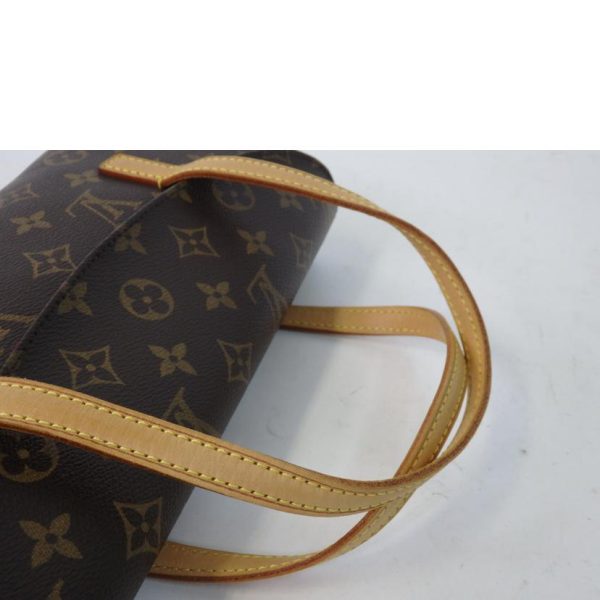 80460 5 Louis Vuitton Sonatine Monogram Clutch Bag Brown